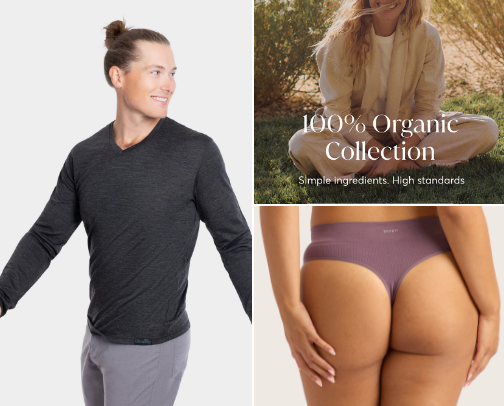 Non-hormone disrupting clothes cover photo collage