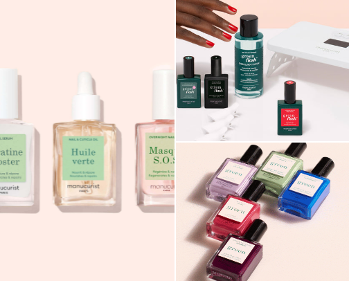 “Green” Manis at Home cover photo collage