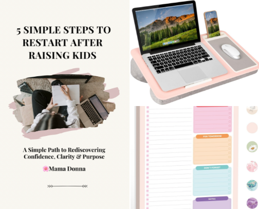 Gentle Tools That Helped Me Restart From Home cover photo collage
