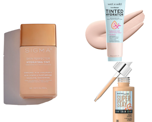 The best warm-weather skin tints cover photo collage