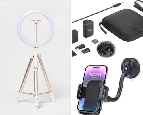 CONTENT CREATOR MUST HAVES 📸🤳 cover photo collage