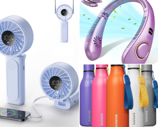 This summer is almost 40 DEGREESSS!!☀️ save yourself with these essentials cover photo collage