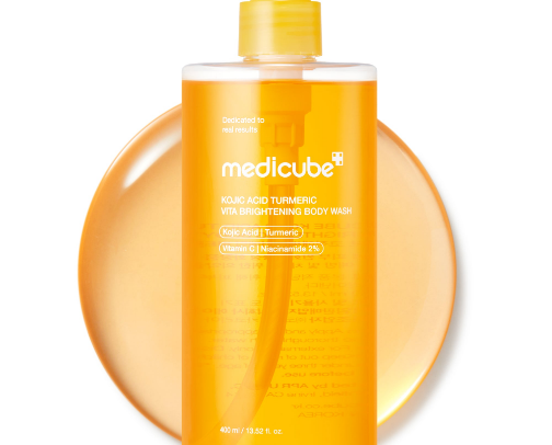 Kojic Acid Turmeric Brightening Body Wash cover photo collage