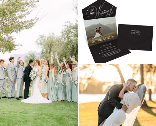 Nothing like the right ring to pop the big question 💙💙 cover photo collage