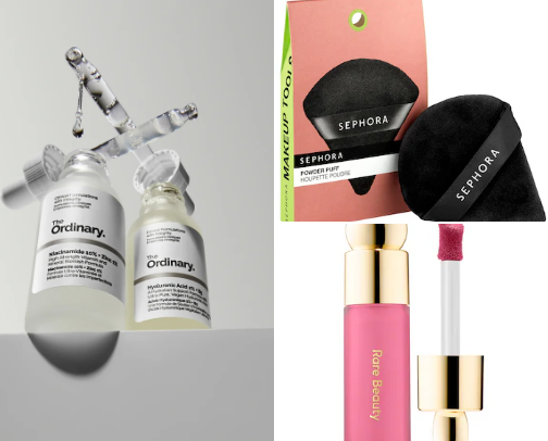 cosmetics cover photo collage