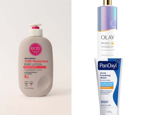 Skin care cover photo collage