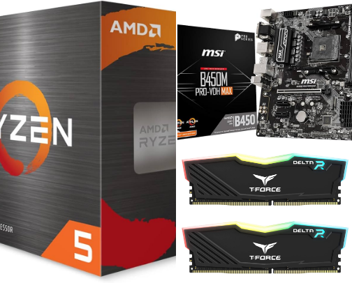 PC build component recommendation under $700 cover photo collage