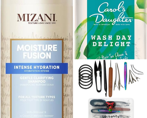 My Loc Maintenance Faves That I Can't Live Without cover photo collage