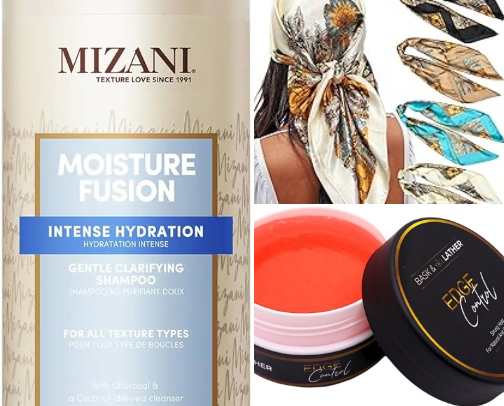 Natural Hair Items That I Can't Live Without cover photo collage