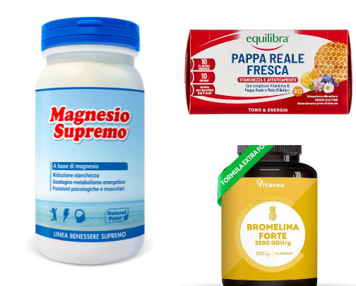 integratori per la tua energia e bellezza ✨ cover photo collage