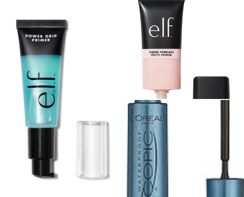 Beating school Air/ Basic makeup routine cover photo collage