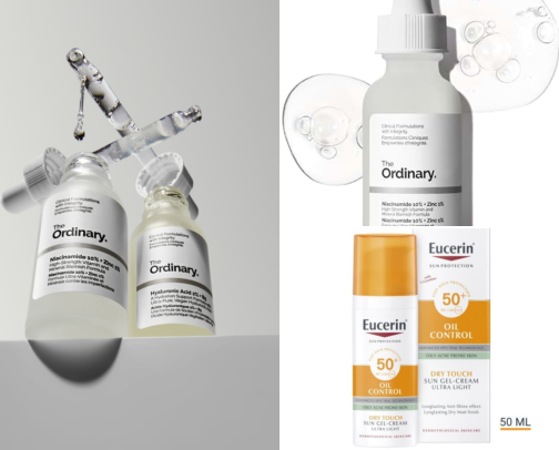 Skincare I actually use cover photo collage