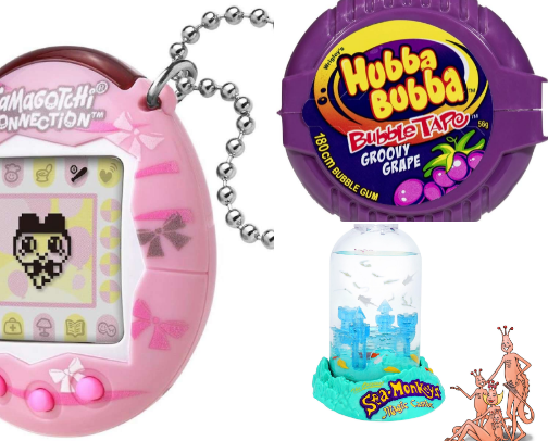 Nostalgic 90s–2000s Childhood Toys cover photo collage