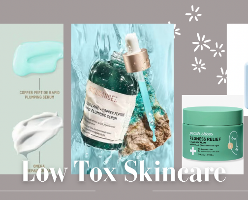 LOW TOXIC SKIN CARE🦋🌱☀️ cover photo collage