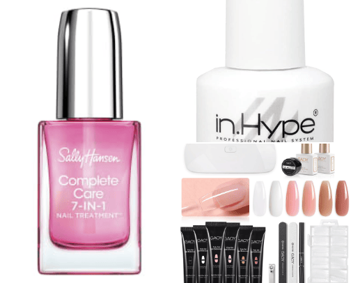 At home nail therapy cover photo collage