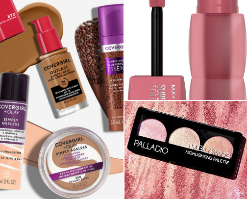 My go to lazy day makeup cover photo collage