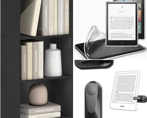 Bookish Gifts + Reading Essentials cover photo collage