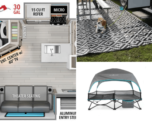 Camping and Glamping! cover photo collage