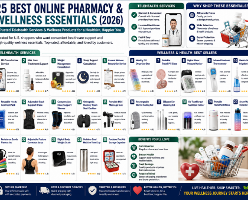 💊 The Online Pharmacy & Wellness Essentials Americans Are Buying Right Now — Convenient, Affordable & Surprisingly Useful for Everyday Health! cover photo collage