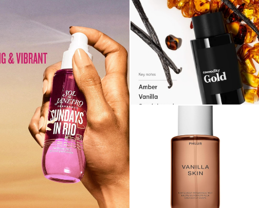 Fall perfume favorites cover photo collage