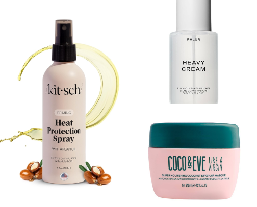 affordable amazon hair essentials 🎀 cover photo collage