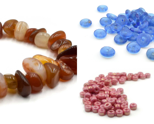 All types of beads cover photo collage