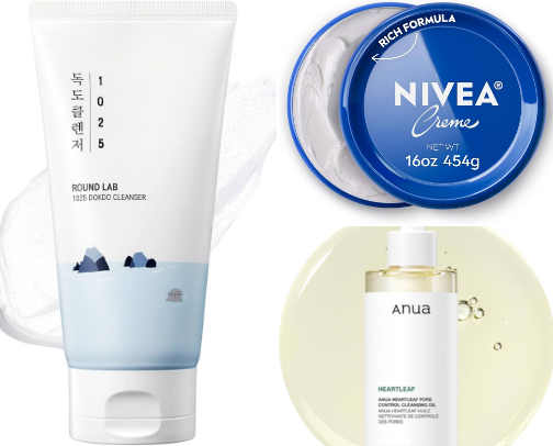 Go-tos for flawless skin🧖‍♀️🧴 cover photo collage