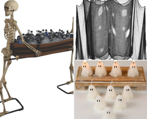 Spooky Halloween Party Decor cover photo collage