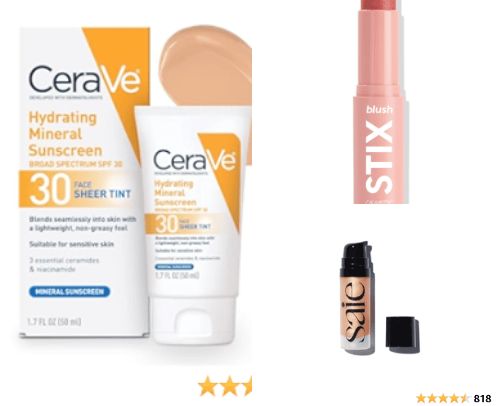 Makeup & Skincare Essentials cover photo collage