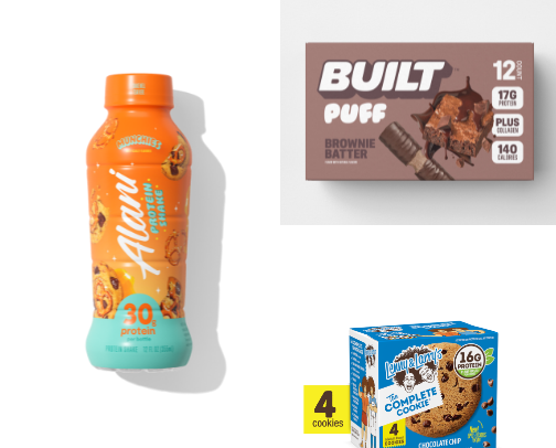 quick and easy high protein finds! cover photo collage