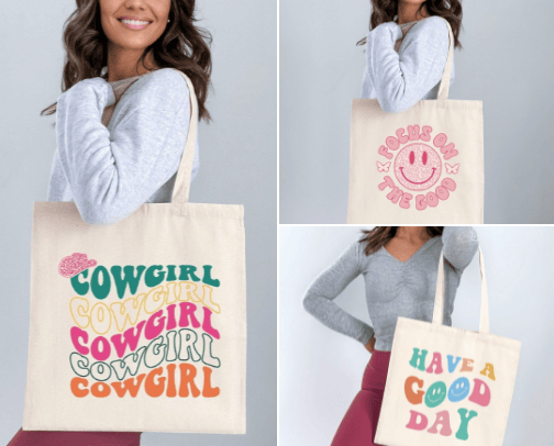 Aesthetic Tote Bags cover photo collage