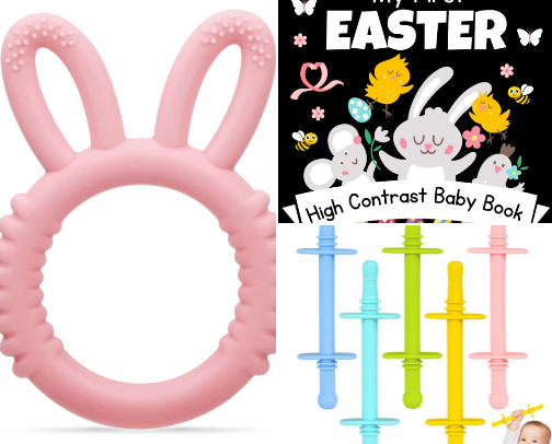 Baby Girl Amazon Easter Basket Finds cover photo collage