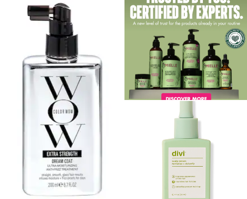 EVERYTHING YOU NEED FOR HEALTHY HAIR. cover photo collage