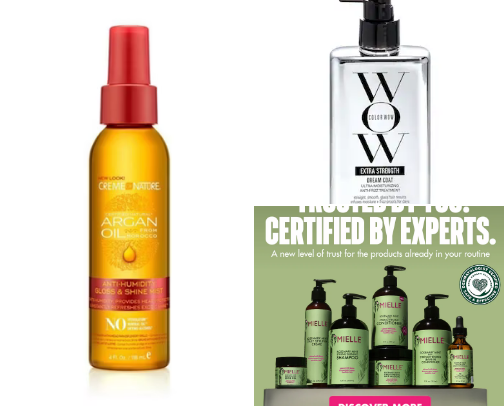 EVERYTHING YOU NEED FOR HEALTHY HAIR. cover photo collage