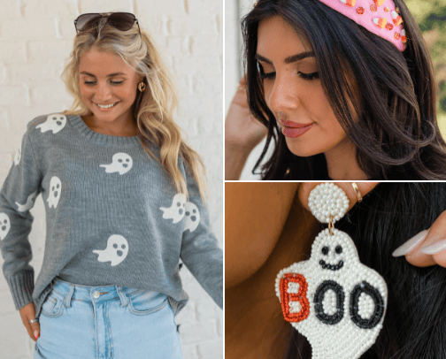 Cutest Halloween Clothes & Accessories cover photo collage
