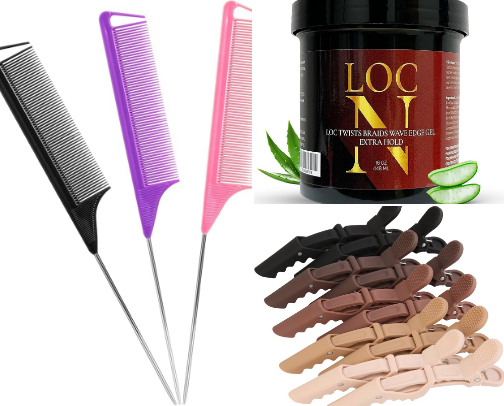 From Basic Beginners to Paid Professional- Here’s Everything You Need For Braids and Locs! cover photo collage