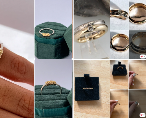 Vinted Priority (Solid Gold and Watches) cover photo collage