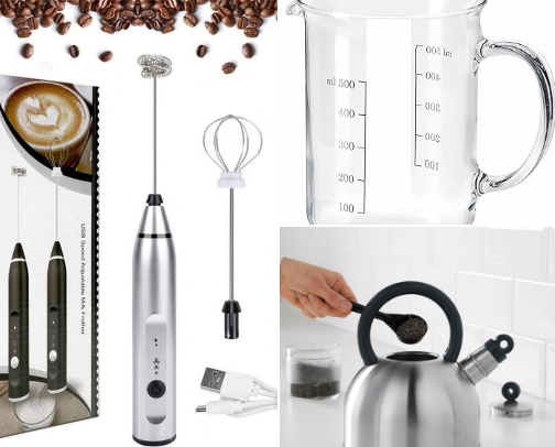Kitchen supplies cover photo collage