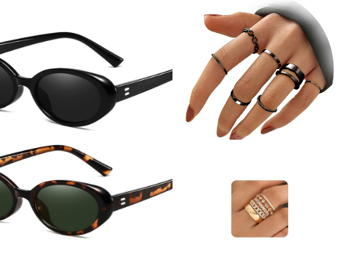 Cute everyday accessories cover photo collage