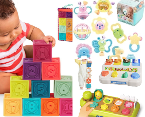 TOYS FOR TODDLERS cover photo collage