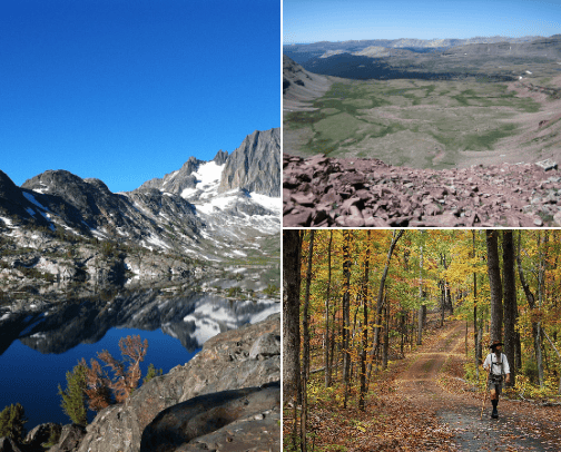 Thru Hikes for Busy Adventurers cover photo collage