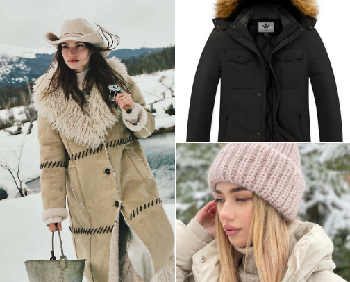 Winter fashion must - haves cover photo collage