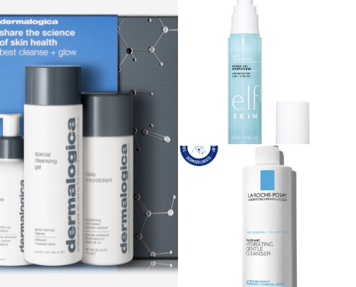 Skincare cover photo collage