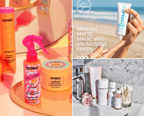 Everyday beauty products for beauty lovers cover photo collage