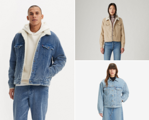Levis Jacket🖤 cover photo collage