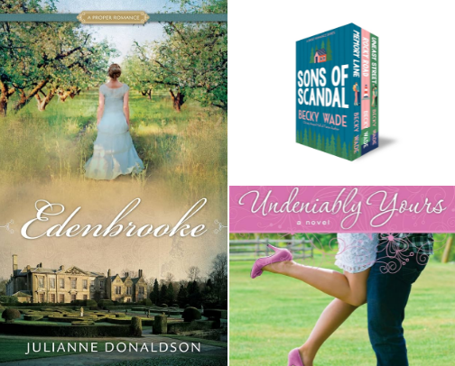 A busy mom's favorite clean fiction reads cover photo collage