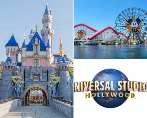🌟 Must-Visit Theme Parks in California cover photo collage