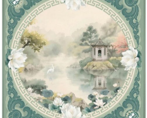 Oh So Swanky Mahjong Mats and Accessories cover photo collage
