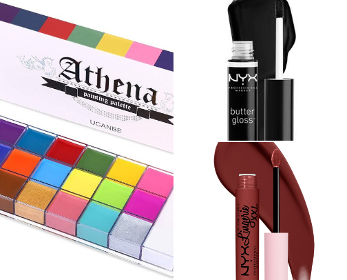 holy grail makeup products as an alternative person cover photo collage