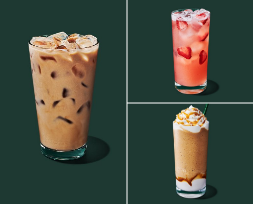 starbucks drinkies cover photo collage